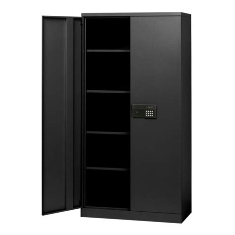 edsal Steel Freestanding Garage Cabinet in Black (36 